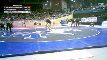 165 lbs Champ. Round 1 - Tavontay (Tay) Martinez, Christian County vs Gavin Becker, South Oldham