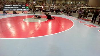 125 lbs 3rd Place Match - Samantha Marmolejo, Amarillo Tascosa vs Ariana Henderson, Lubbock Coronado