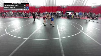 144 lbs Champ. Round 1 - Edwyn Schroeder, Aviators Wrestling vs Tristen Smazal, Crass Trained