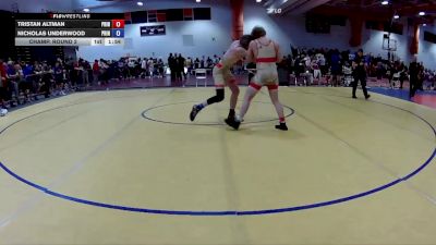 132 lbs Champ. Round 2 - Nicholas Underwood, Midlothian Miners Wrestling Cl vs Tristan Altman, Kellam Mat Rats