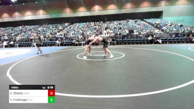 149 lbs Round Of 16 - Cutter Sheets, Oklahoma State vs Tanner Frothinger, Utah Valley