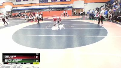 125 lbs Quarterfinal - Fred Luchs, Rhode Island vs Quintin Wolbert, Wisconsin - Lacrosse