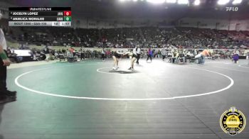 G5A-105 lbs Cons. Round 1 - Anjelica Morales, Little Axe-Girls vs Jocelyn Lopez, Jay-Girls