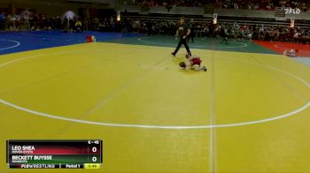 45 lbs Quarterfinal - Beckett Buysse, Minneota vs Leo Shea, Dover-Eyota