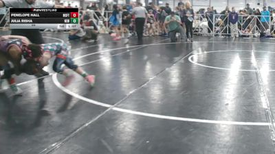 55 lbs Round 2 (10:45 Saturday) - Penelope Hall, Misfits vs Julia Risha, NEWHALE