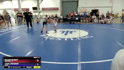 97 lbs Placement Matches (8 Team) - Elijah Bushy, Ohio Red vs Cain Crosson, Iowa