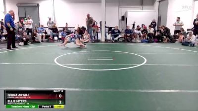 85 lbs Round 5 (6 Team) - Ellie Myers, Misfits Strength vs Serra Akyali, Finger Lakes Elite