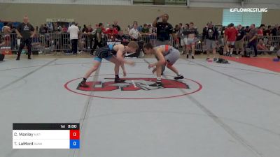 61 kg Round Of 64 - Cole Manley, Mat-Town USA vs Taylor LaMont, Sunkist Kids Wrestling Club