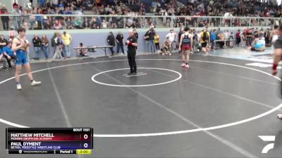 138 lbs Final - Paul Dyment, Bethel Freestyle Wrestling Club vs Matthew Mitchell, Pioneer Grappling Academy