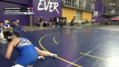 207 lbs Placement Matches (16 Team) - Hannah Mcduffee, Aurora vs Samantha Rabkin, Western New England