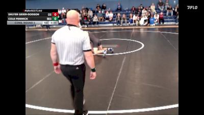 141 lbs Cons. Round 2 - Sklyer Geier-Dodson, Chadron State vs Cole Fenwick, Iowa Western Community College