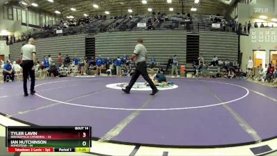 150 lbs Placement Matches (8 Team) - Ian Hutchinson, Homestead vs Tyler Lavin, Indianapolis Cathedral