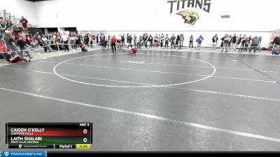 157 lbs Cons. Round 2 - Laith Shalabi, West Allis Central vs Caiden O`Kelly, Chippewa Falls