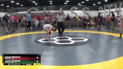 85 lbs Round 3 (8 Team) - Jaxon Kraemer, Untouchables vs Logan Brickley, Rebellion