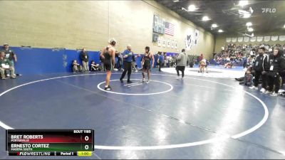 165 lbs Cons. Round 5 - Bret Roberts, Porterville vs Ernesto Cortez, Madera South
