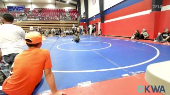 55 lbs 2nd Place - Kade Whitenack, Tiger Trained Wrestling vs Aksel Davis, Tahlequah Wrestling Club
