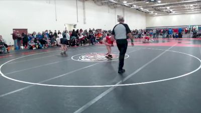 152 lbs Champ. Round 2 - Torrey Paplow, Martin County Red Bulls vs Bly Mettler, Mankato West