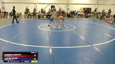 102 lbs Quarters & 1st Wb (16 Team) - Jameson Onstott, Michigan vs Carter Pryor, Missouri Blue