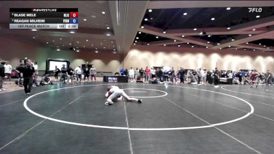 157 lbs 1st Place Match - Blase Mele, New Jersey vs Reagan Milheim, Pennsylvania