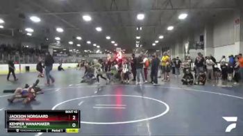 81 lbs Cons. Round 2 - Jackson Norgaard, Manchester WC vs Kemper Wanamaker, Plainwell WC