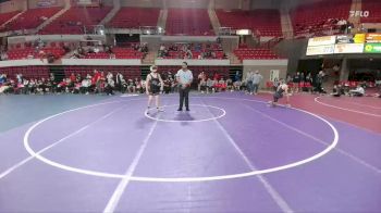 150 lbs Round 2 - Quarters & 1st Wb (16 Team) - Ty Augustine, Cedar Park Vista Ridge vs Greyson Chaverria, Round Rock