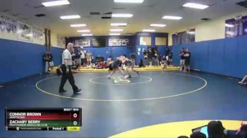 106 lbs Cons. Round 5 - Connor Brown, Unattached vs Zachary Berry, Palm Harbor Wrestling Club