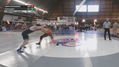 185 lbs Quarterfinal - Dante Richardson, Iron Faith vs Ryan Darcy, KD Training Center