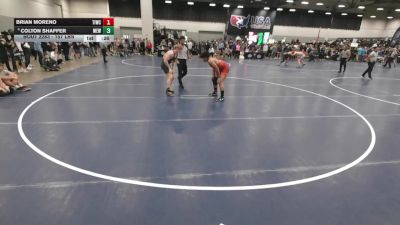157 lbs Cons. Sub-semis - Brian Moreno, Team Idaho Wrestling Club vs Colton Shaffer, Moyer Elite Wrestling
