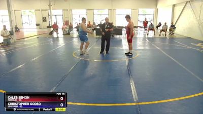 250 lbs Round 2 (8 Team) - Caleb Semon, Missouri vs Christopher Godso, Louisiana