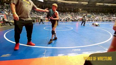 80 lbs Round Of 32 - Beckett Johansen, St. Paul vs Colter Frain, Powerhouse Wrestling Club