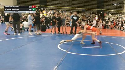 85 lbs Rr Rnd 8 - Aubrey Kokinda, CTWHALE Beluga - MSE vs Joseph Messina, Ruthless Blue - MSE