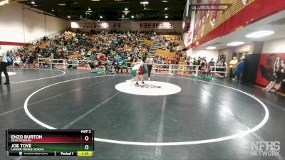 125 lbs Cons. Round 5 - Joe Toye, Lander Middle School vs Enzo Burton, Dean Morgan