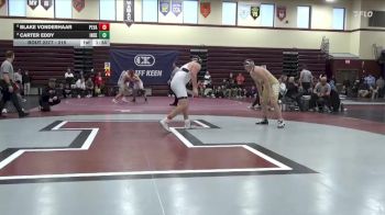 215 lbs 1st Place Match - Carter Eddy, Independence vs Blake Vonderhaar, Pleasant Valley