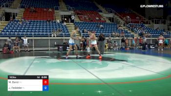 160 lbs Cons 32 #1 - Mario Danzi, Texas vs Jeremiah Feddeler, Florida