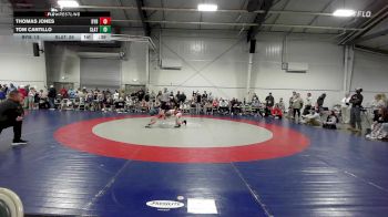 90 lbs Rr Rnd 1 - Thomas Jones, Backyard Brawlers Black ES vs Tom Cantillo, Slate Wrestling Academy Navy ES