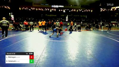 85 lbs Round Of 32 - Liam Mehegan, Olympic vs Griffen Delatush, Blue Devils