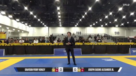 Joseph Eugene Alexander Jr. vs Grayson Perry Henley 2025 World IBJJF Jiu-Jitsu No-Gi Championship