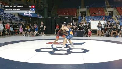 120 lbs Quarters - Dustin John Snider, Colorado vs Brendon Oehme, South Dakota