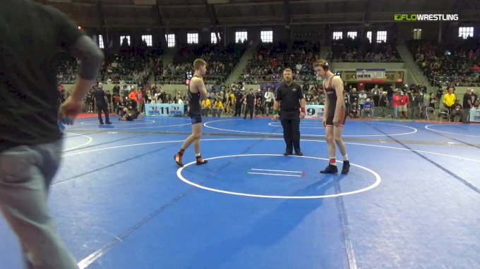 150 lbs Quarterfinal - Todd Drummond, Pawhuska vs Mason Wood, Kansas ...