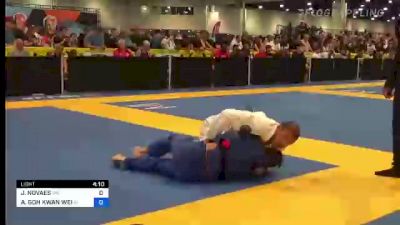 JONATAS NOVAES vs AARON GOH KWAN WEI 2022 World Master IBJJF Jiu-Jitsu Championship