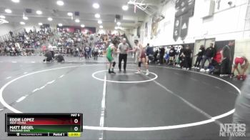 150 lbs Champ. Round 2 - Eddie Lopez, West Covina vs Matt Siegel, Thousand Oaks