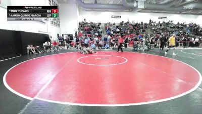 113 lbs Quarterfinal - Aaron Quiroz Garcia, Jefferson vs Tony Tufano, Brighton