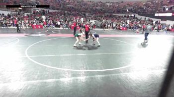 95 lbs Cons. Round 4 - Brynn Johnson, Shiocton vs Madeline Nicklaus, Mollitium