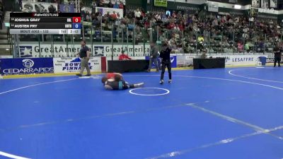 132 lbs Champ. Rd Of 32 - Joshua Gray, SBL vs Austen Fry, Ubasa Trained
