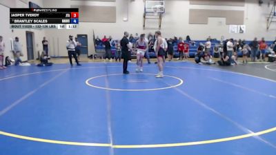 132-136 lbs Champ. Round 3 - Brantley Scales, Mountain Man Wrestling Club vs Jasper Tverdy, Jimenez Trained Academy