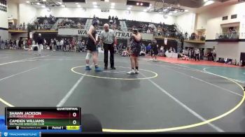 250 lbs Quarterfinal - Camden Williams, Whiteland Wrestling Club vs Shawn Jackson, Elite Athletic Club