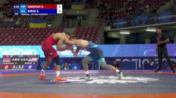 86 kg Qualif. - Gurgen Simonyan, Armenia vs Bennett Berge, United States