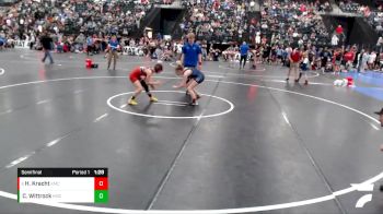 111-114 lbs Semifinal - Hadlee Kracht, Bon Homme vs Cara Wittrock, HWA