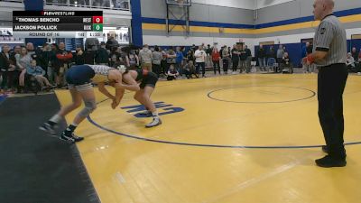 139 lbs Round Of 16 - Thomas Bencho, West Allegheny vs Jackson Pollick, Kiski Area