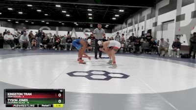 119 lbs Round 3 - Kingston Tran, Team Gotcha vs Tyson Jones, California Black